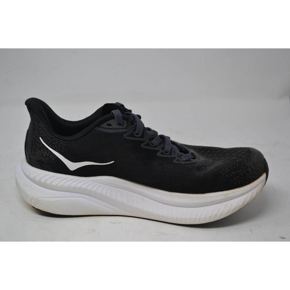 Hoka One One Mach 6 Womens Size 8 B Shoes Black Running Sneaker 1147810 BWHT Gym - Picture 8 of 14